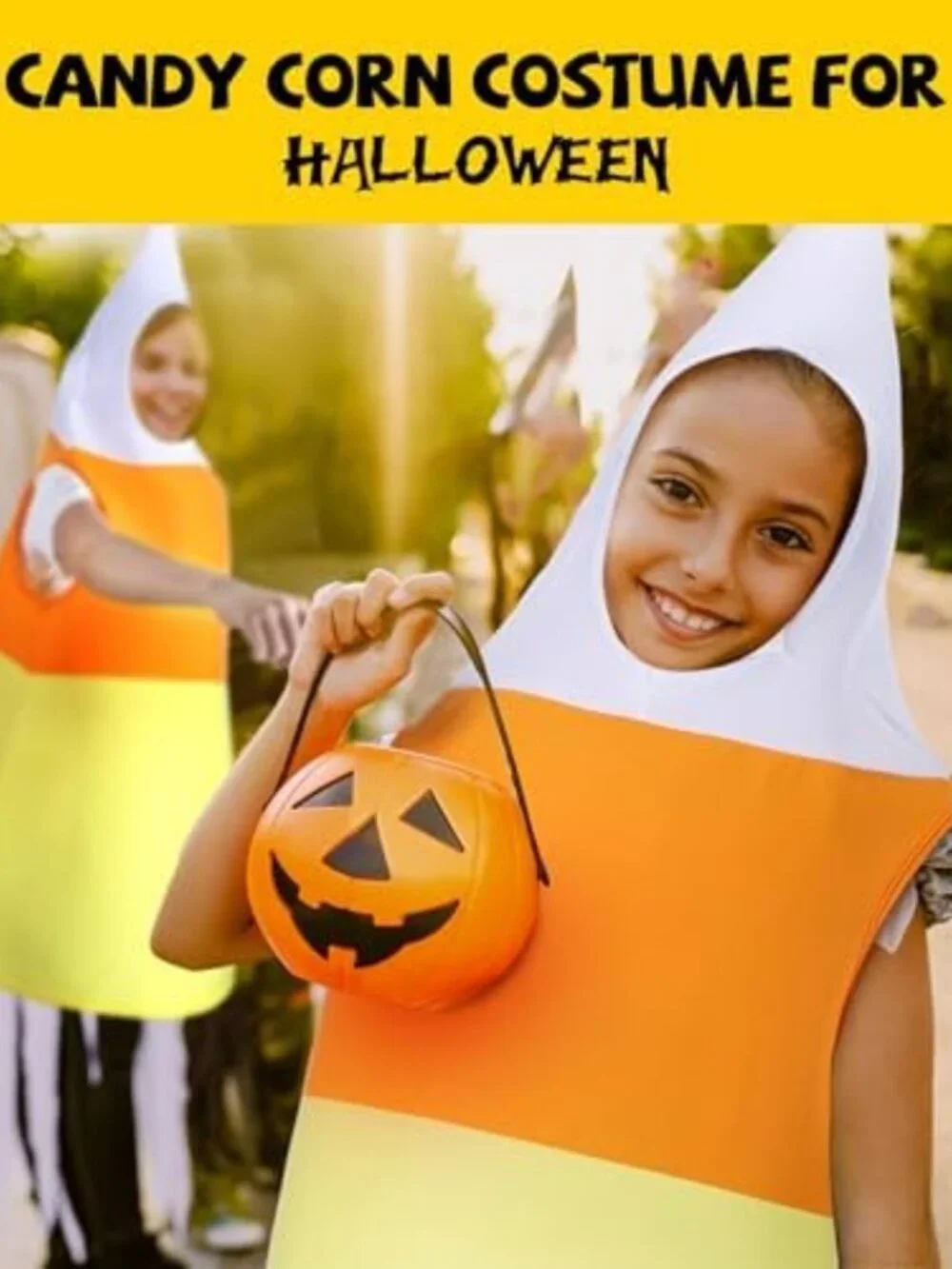Fun Halloween Candy Corn Costume Cosplay Outfit for Parties & Events
